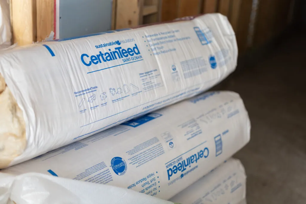 CertainTeed fiberglass batt rolls